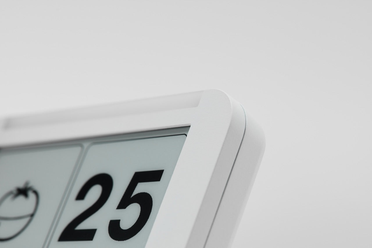Flow Clock 電子紙顯示畫面細節