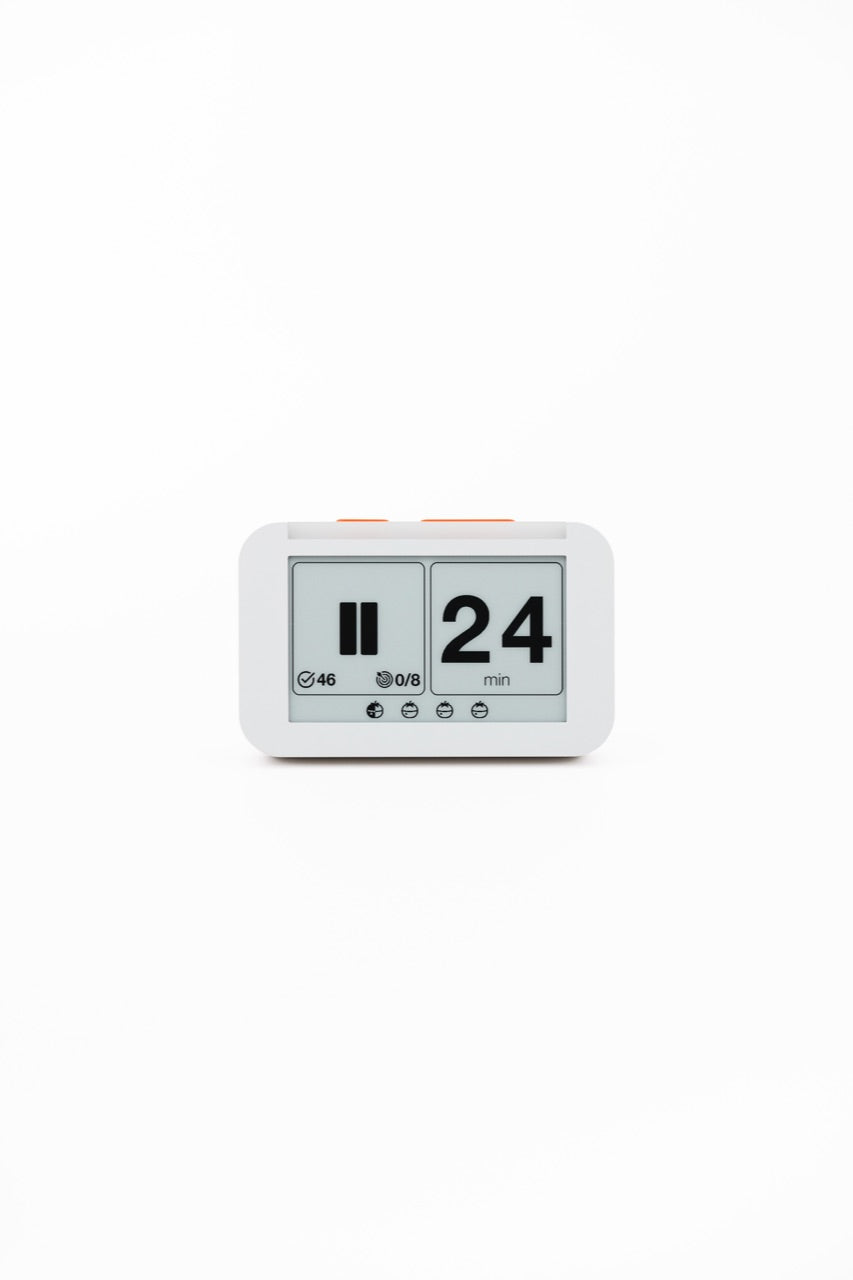 Flow Clock 顯示專注紀錄的介面