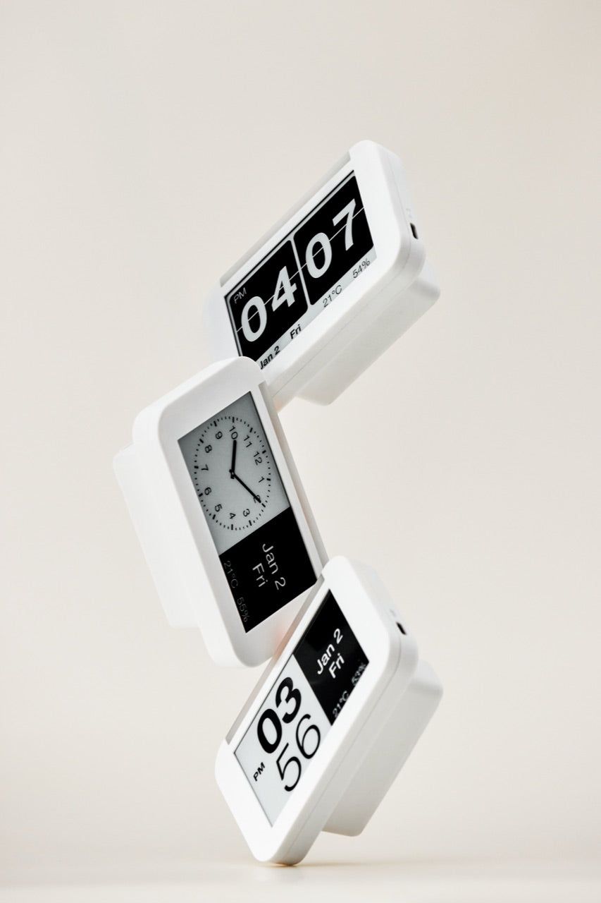 多個 Flow Clock 畫面象徵長期累積的專注紀錄